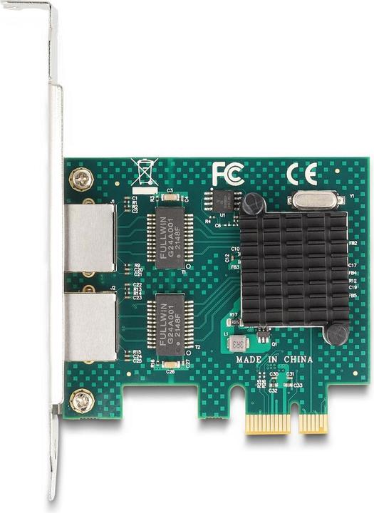 Immagine prodotto Delock Scheda PCI Express x1 a 2 x RJ45 Gigabit LAN BCM (PCI-E x1)