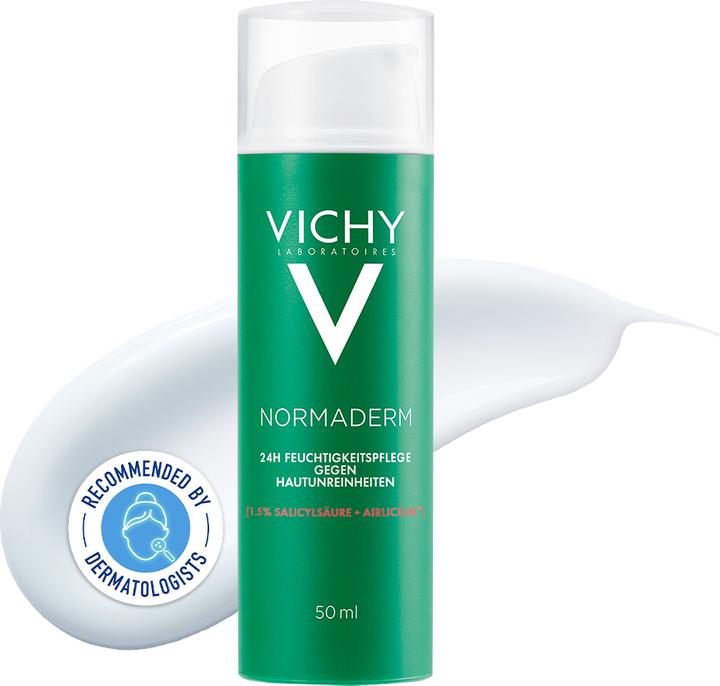 Actual product image Vichy Normaderm 24h Moisturiser (50 ml, 24h cream)