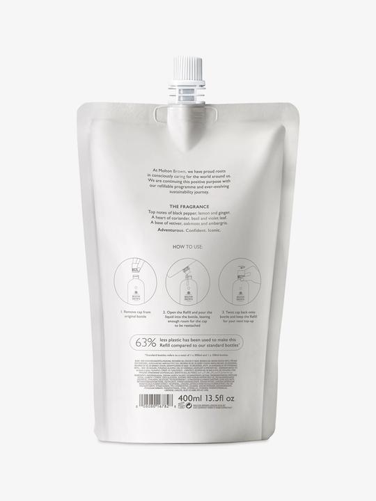 Image du produit Molton Brown Re-charge Black Pepper Bath & Shower Gel Refill (400 ml)