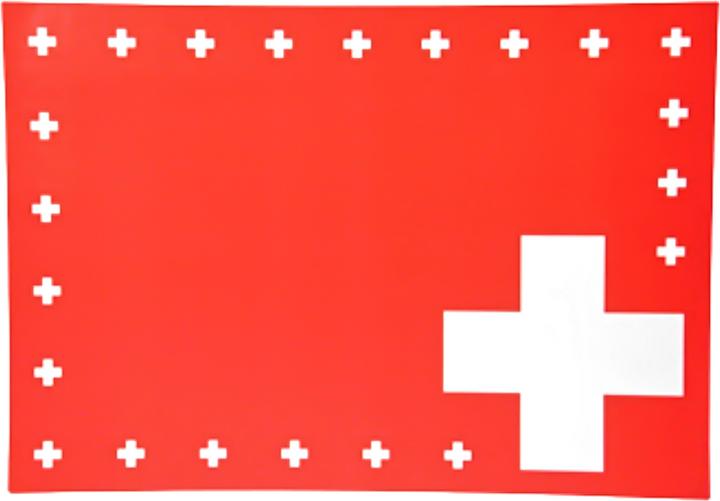 Produktbild Weco Schweizer Kreuz (8 x, 40 x 30 cm)