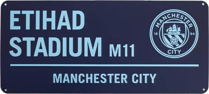 Image du produit Manchester City FC - Plaque de rue (18 x 40 cm)