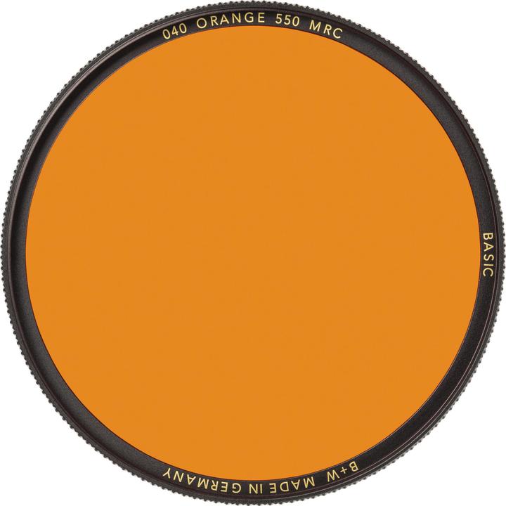 Immagine prodotto B+W 040 Filtro arancione, 550, MRC/Basic 58 mm (550 mm, Filtro nebbia nero, 550 mm)