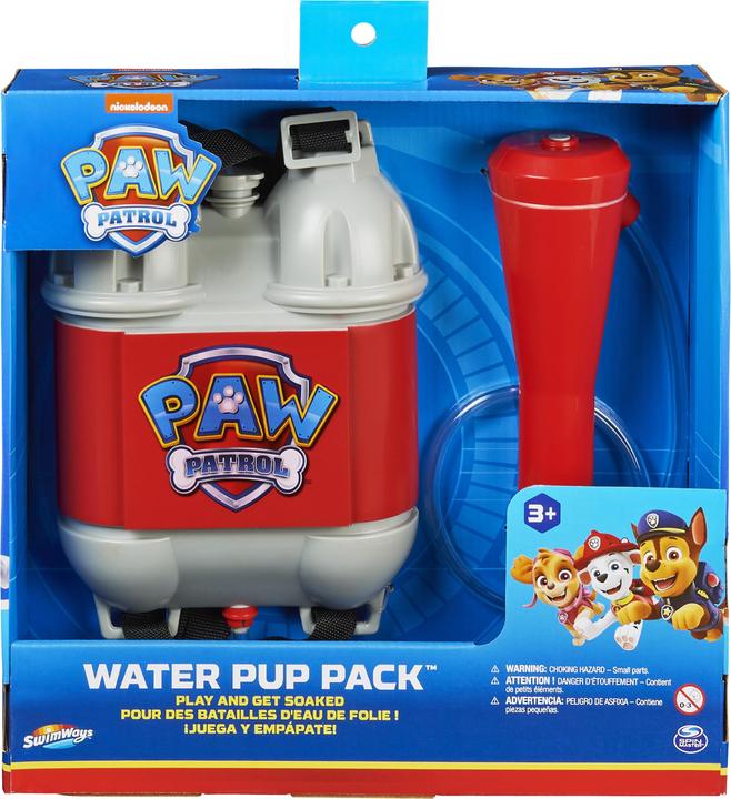 Actual product image Spin Master Swimways Nickelodeon Paw Patrol Water Pup Pack with Backpack and Water Blaster for Kids