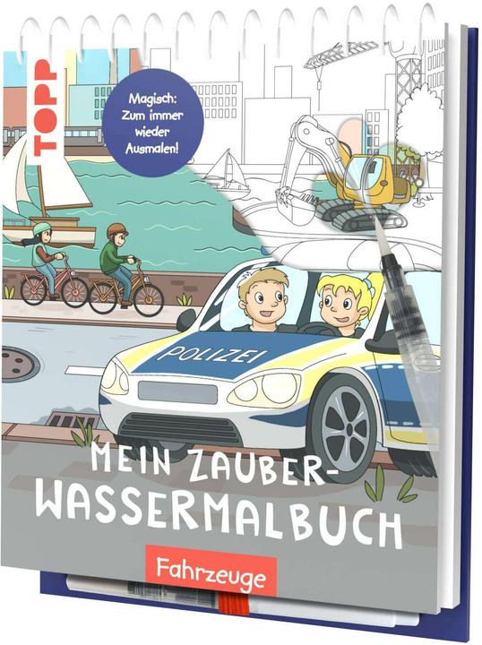 Actual product image Düsener:My magic water colouring book Fahrz