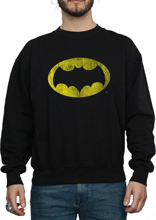 Immagine prodotto Batman TV Series Distressed Logo Felpa Uomo (XXL)