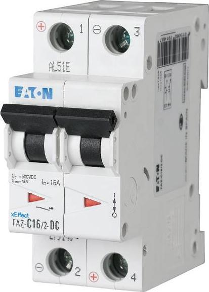Produktbild Eaton MOE FAZ-C16/2-DC Leitungsschutzschalt