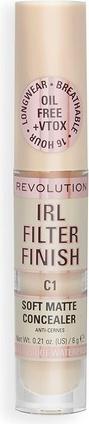 Makeup Revolution IRL Filter Finish Concealer Medium to Full Coverage C1 6g