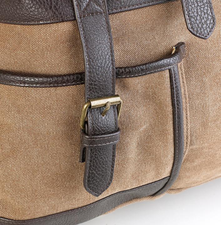 Produktbild Xcase Canvas-Reisetasche mit 2 Aussentaschen und Schultergurt (30 l)