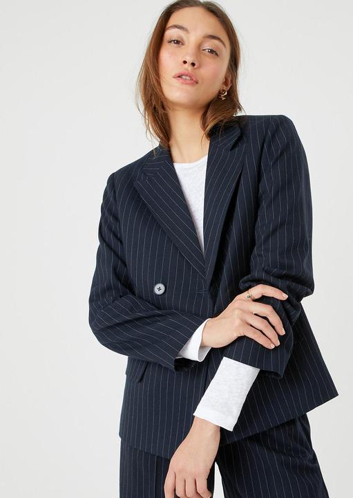 Image du produit La Redoute Collections Blazer cintré à rayures (36)