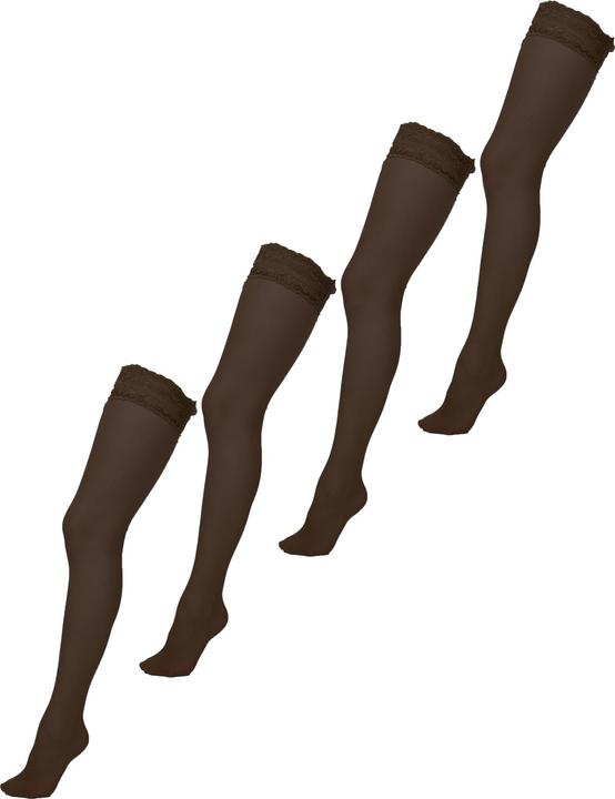Produktbild Nur Die Feinstrumpfhose Goodbye Laufmaschen Halterlos 20 DEN (20 DEN, 44 - 48)