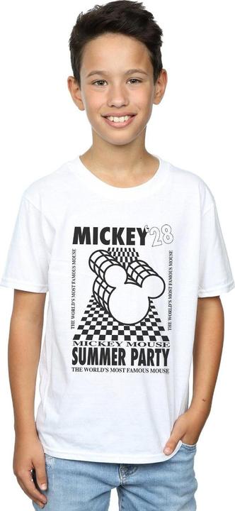Actual product image Disney Boys Mickey Mouse Summer Party T-Shirt (140, 146)