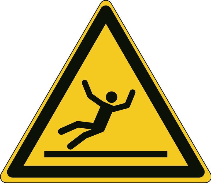 Immagine prodotto Brady Cartello di sicurezza ISO - avviso di pericolo di scivolamento