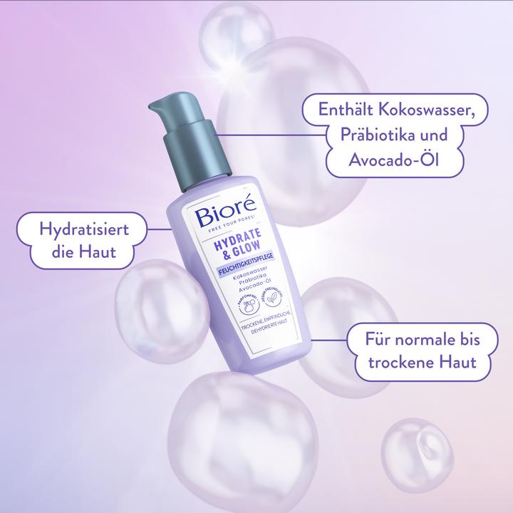 Image du produit Bioré Soin hydratant Hydrate & Glow (100 ml, Crème de jour)