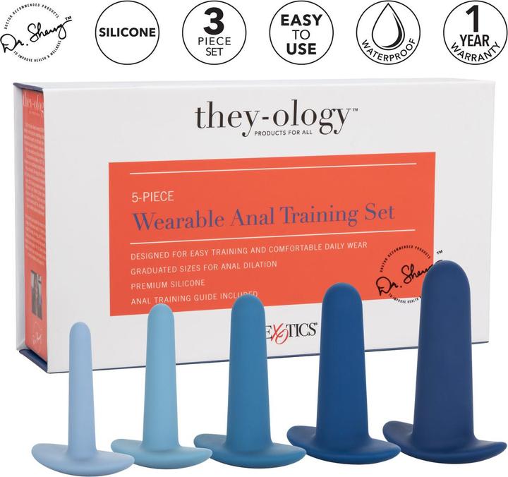 Actual product image CalExotics They-ology™ 5-Piece Wearable Anal Training Set