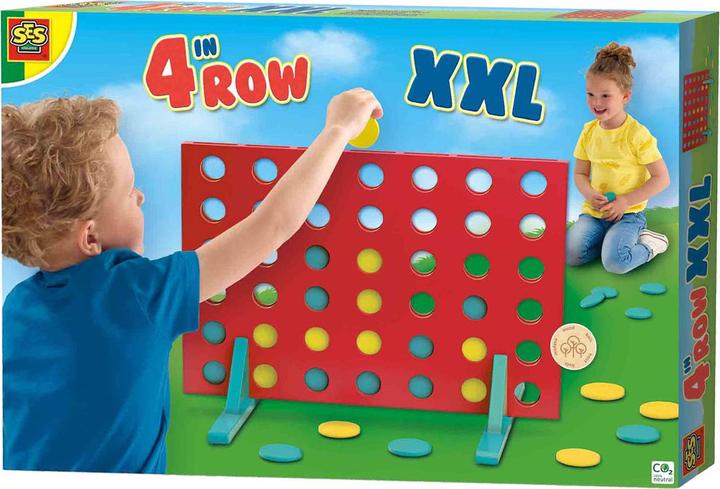 Produktbild Ses Holz-Vier in einer Reihe XXL (Deutsch, Französisch, Niederländisch, Spanisch, Englisch)