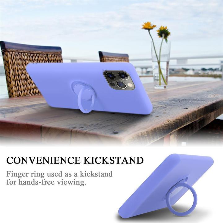 Produktbild Cadorabo TPU Liquid Ring Silicone Case Hülle (Apple iPhone 13 Pro Max)