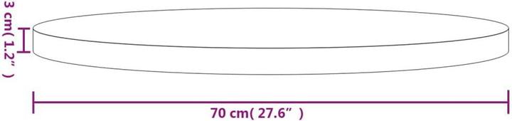 Produktbild VidaXL Gilli (Ø 70 x 3 cm)