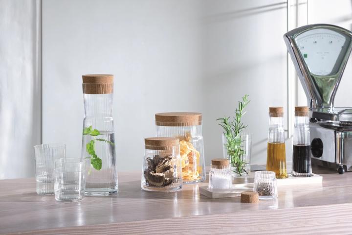 Produktbild LSA Gio Line Behälter & Korkstopfen H12.5cm Klar