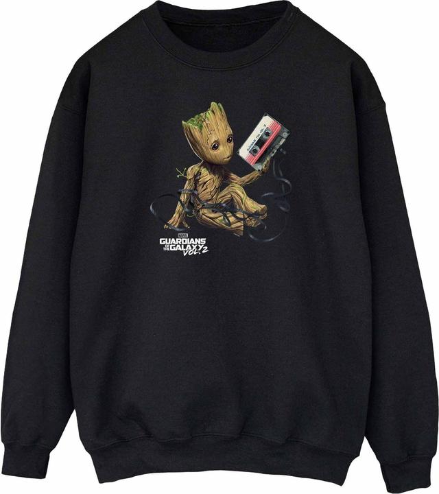 Actual product image Womens/Ladies Guardians Of The Galaxy Groot Tape Sweatshirt (L)