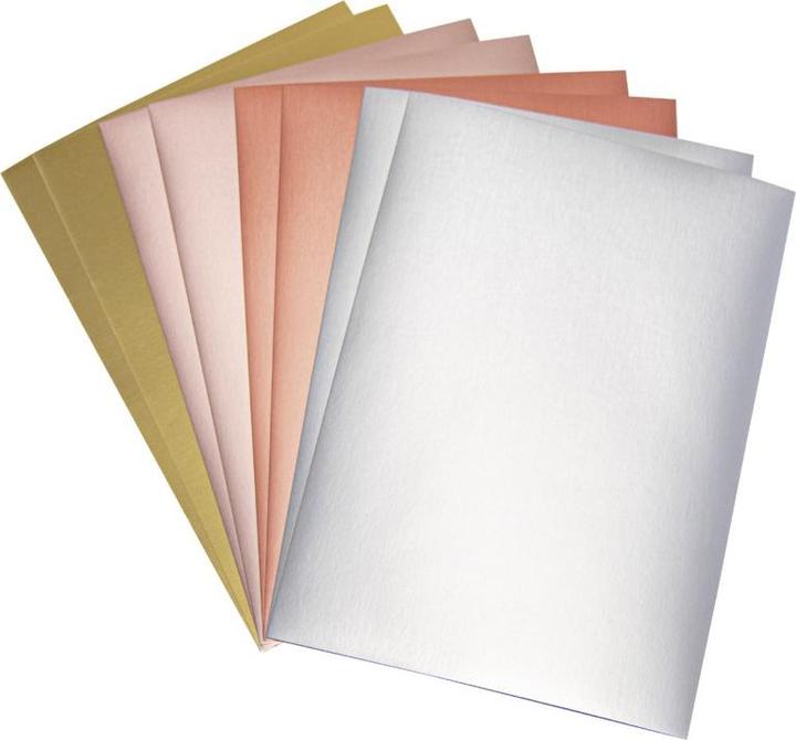 Actual product image Trimcraft Effect paper Metallic Matt - Basics, A4, 8 sheets