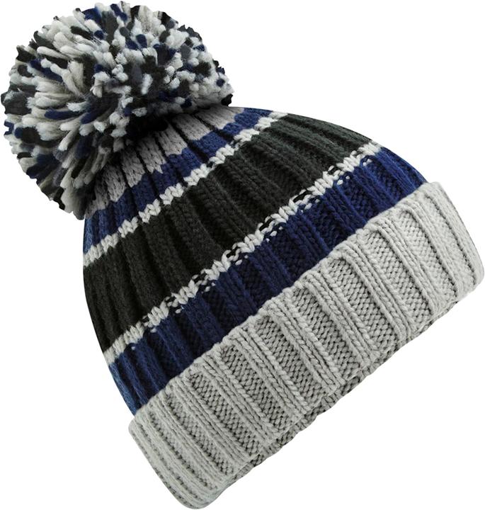 Beechfield Hygge Mit Streifen Mütze (One Size)