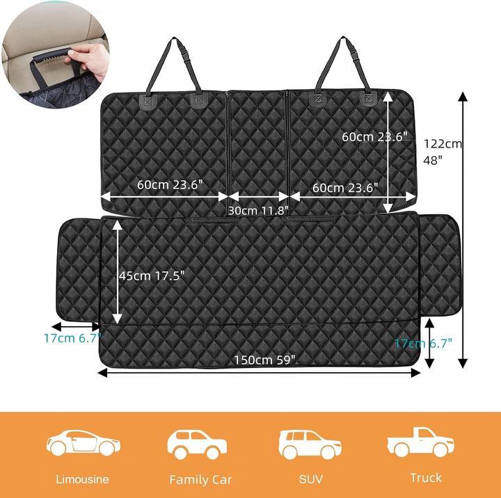 Produktbild Anosospecial Wasserdichte Autoschondecke (Hund)