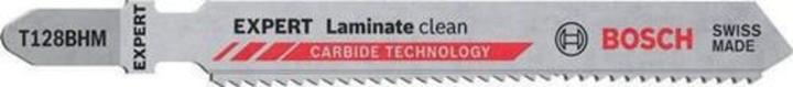 Actual product image Bosch Professional Zubehör Expert Laminate Clean T128 BHM jigsaw blade, 3 pieces