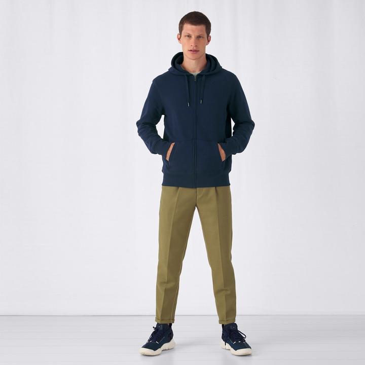 Produktbild B&C Kapuzenpullover Durchgehender Reissverschluss (XL)