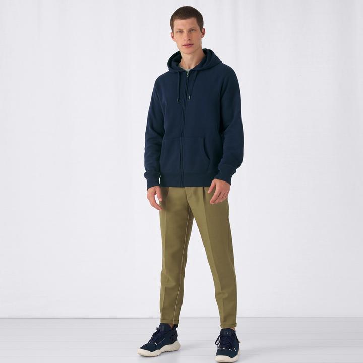 Produktbild B&C Kapuzenpullover Durchgehender Reissverschluss (XL)