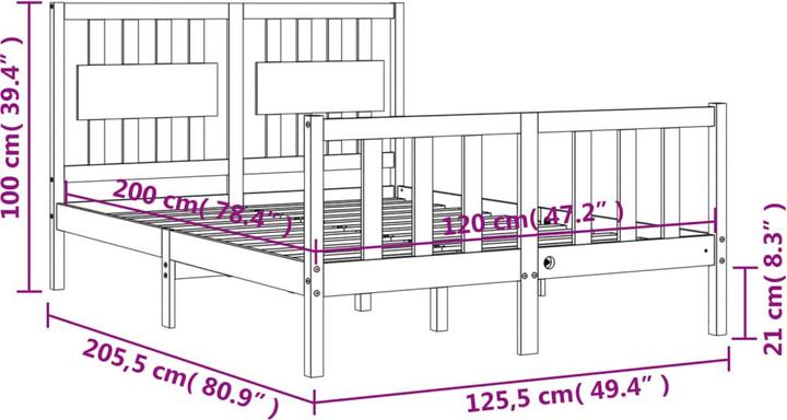 Produktbild VidaXL Mikulina (120 x 200 cm)