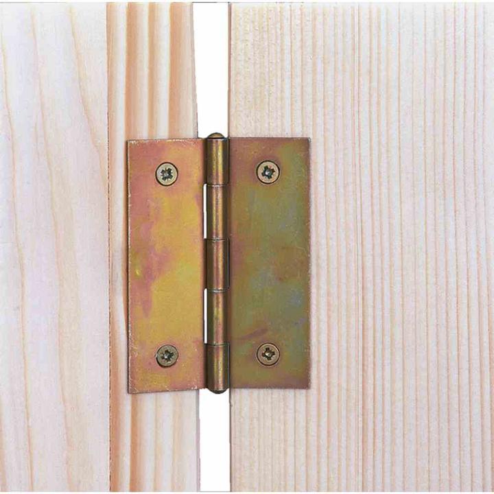 Immagine prodotto Alberts Cerniera stretta con perno in ottone rivettato, 51 x 30 mm, zincata gialla