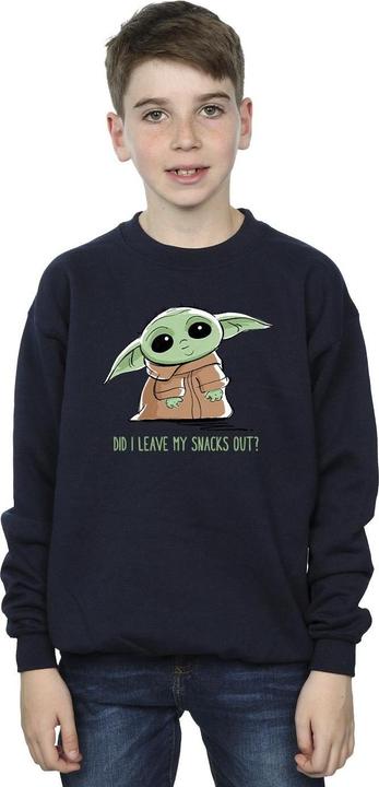 Produktbild Star Wars The Mandalorian Grogu Snacks Meme Sweatshirt Jungen (128)