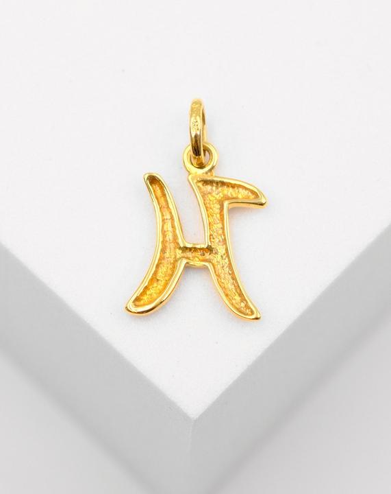 Actual product image Muau Letter (750/18K yellow gold)