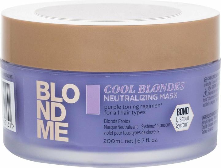 Image du produit Schwarzkopf Blondme - Masque Neutralisant Cool Blondes (200 ml)