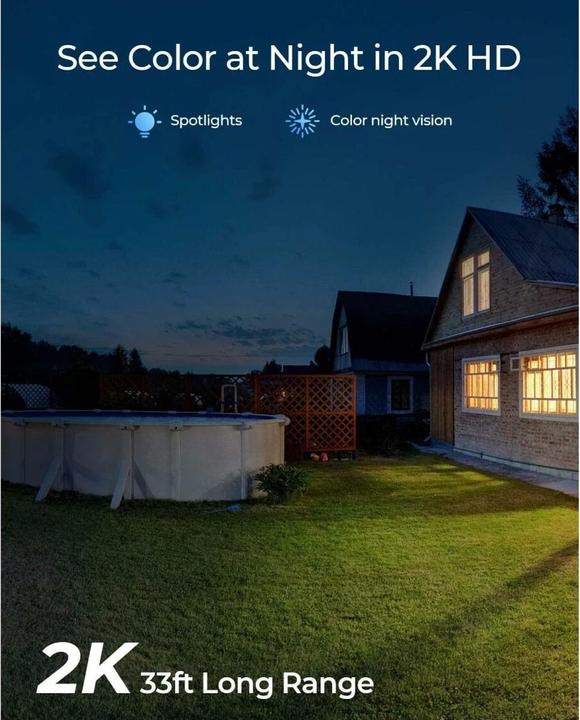 Image du produit Reolink Argus Series B330+Solar Panel+64GB SD Card-5MP (2560 x 1440 Pixels)