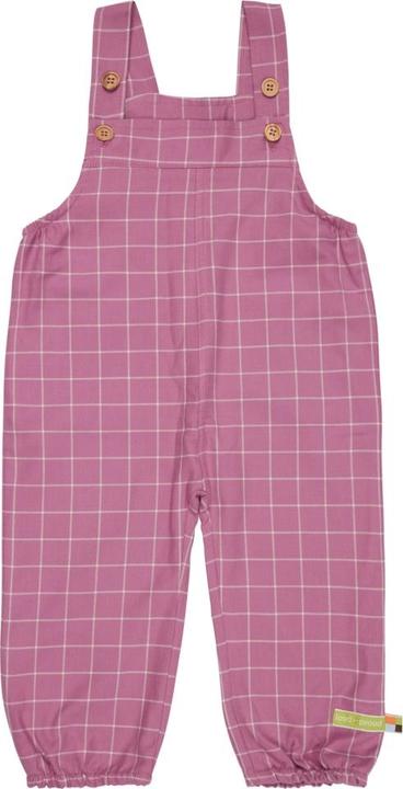loud + proud Check dungarees