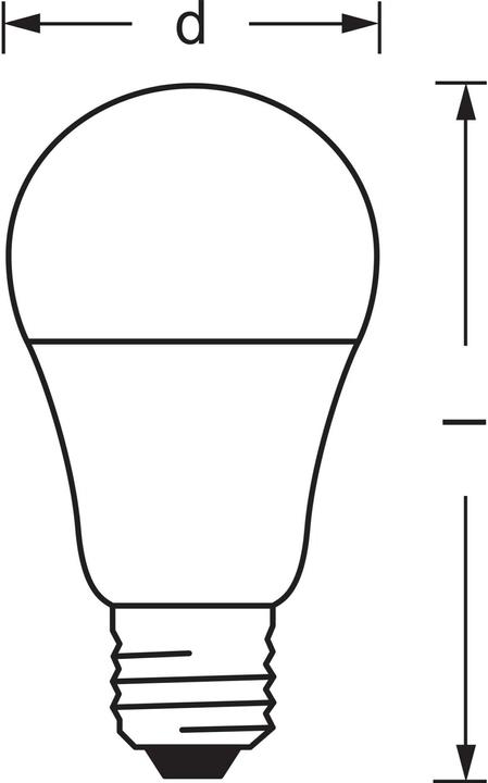 Productafbeelding Ledvance Smart Classic 60 (E27, 9 W, 806 lm, 3 x, F)
