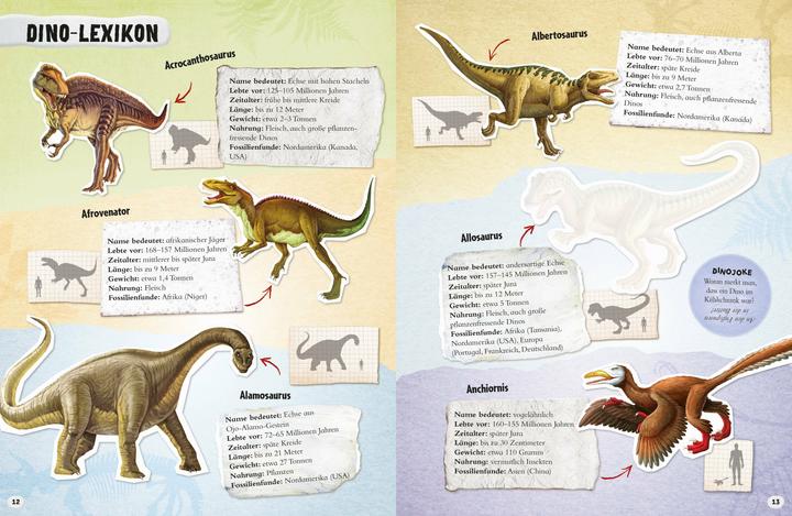Image du produit Panini Glow-in-the-Dark Dinosaurier: Mein grosser Stickeratlas