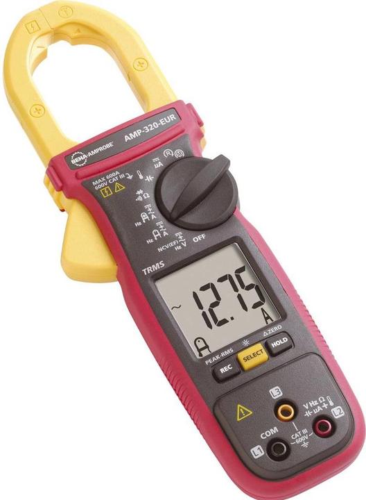 Messleitungen, Krokodilklemmensatz, Echteffektiv-Strommesszange AMPROBE AMP-320