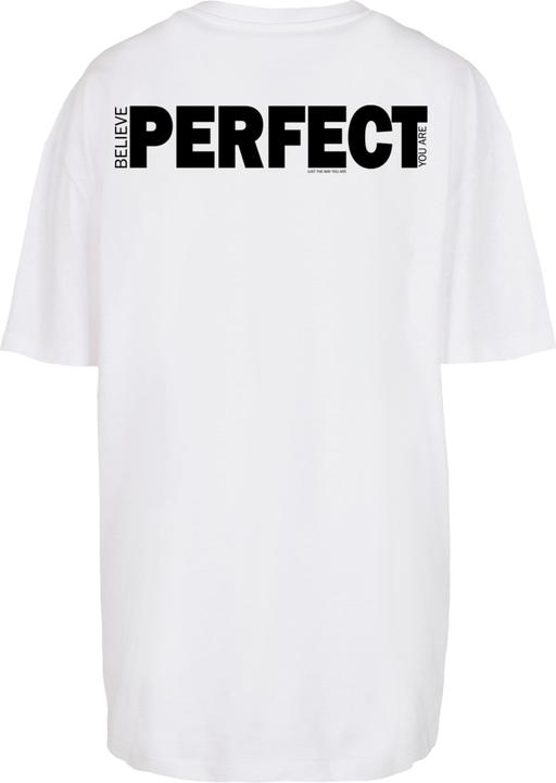 Actual product image Merchcode Ladies Believe Front Oversized Boyfriend Tee - 118939 (L)