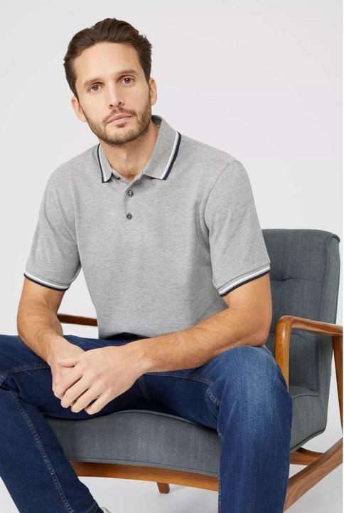 Produktbild Universal Textiles Pique Tipped Polo Shirt (L)