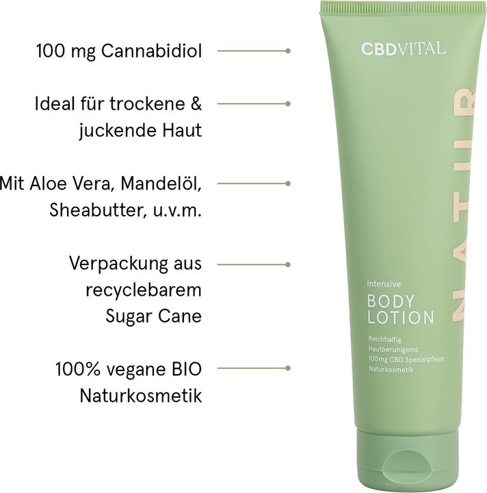 Actual product image CBD Vital Organic cosmetics (Body lotion, 200 ml)