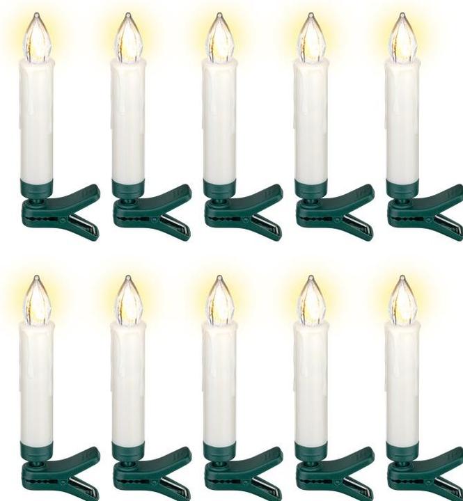Produktbild Goobay 10 kabellose LED-Weihnachtsbaumkerzen (10 x)