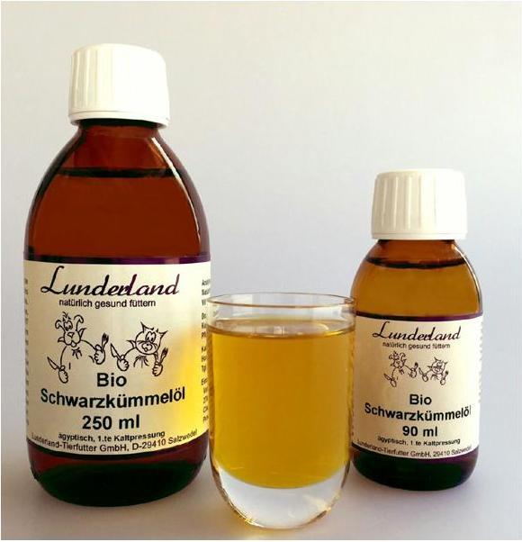 Produktbild Lunderland Bio Schwarzkümmelöl (Hund, 250 ml)
