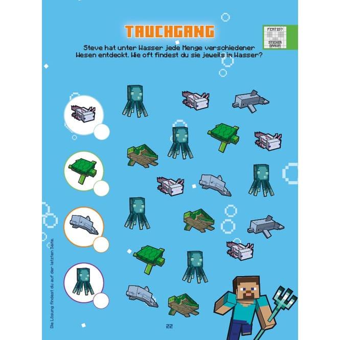 Produktbild Panini Minecraft: 1001 Sticker: Stickern - Rätseln - Ausmalen