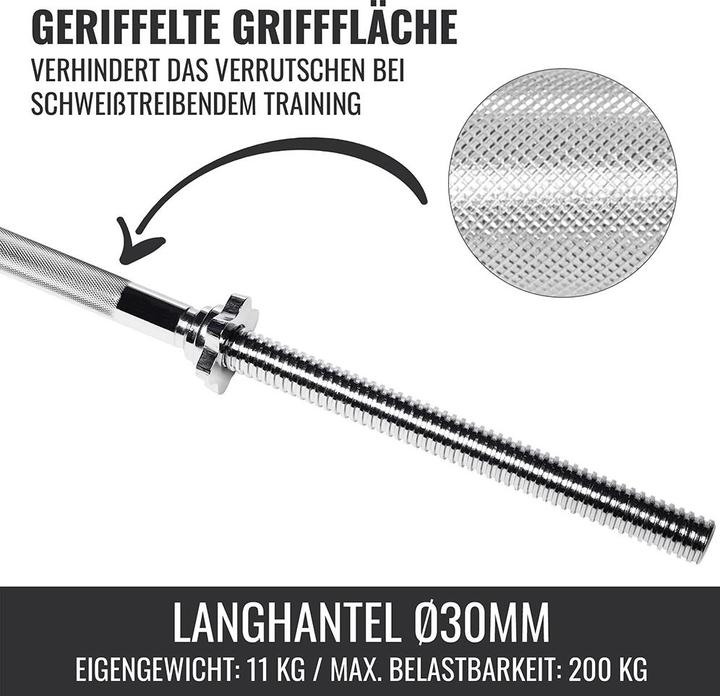 Produktbild Gorilla Sports Langhantelstange