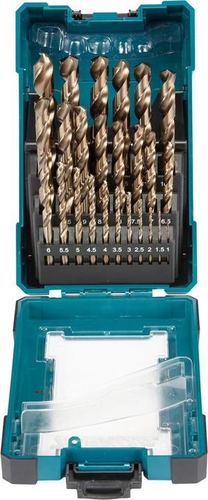 Image du produit Makita 25 dalių metalo grąžtų komplektas HSS-Co D-67577 (1-13mm)