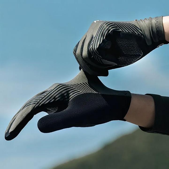 Produktbild Rockbros 16110006003 shock-absorbing cycling gloves size L - green and black (L)