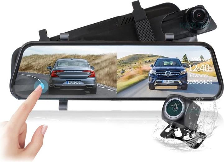 Productafbeelding MBG Line Videorecorder Spiegel HS900 Pro Sony (Ingebouwde microfoon, Ingebouwd display, Bluetooth, WiFi, QHD)