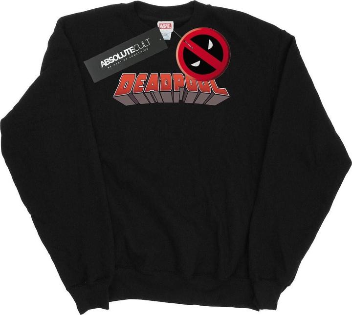 Deadpool Text Logo Sweatshirt (S)